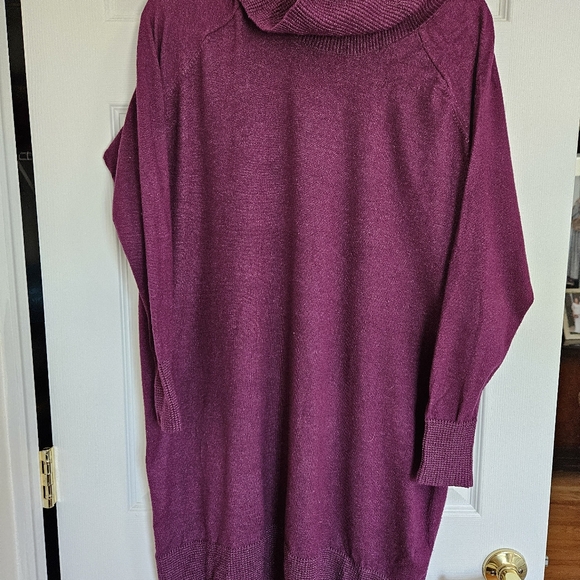 Cyrus Plum turtleneck tunic 1x, evolution by Cyrus - Picture 2 of 10